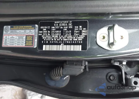 2022 Kia Sorento S from USA, damaged, VIN 5XYRL4LC7NG143766